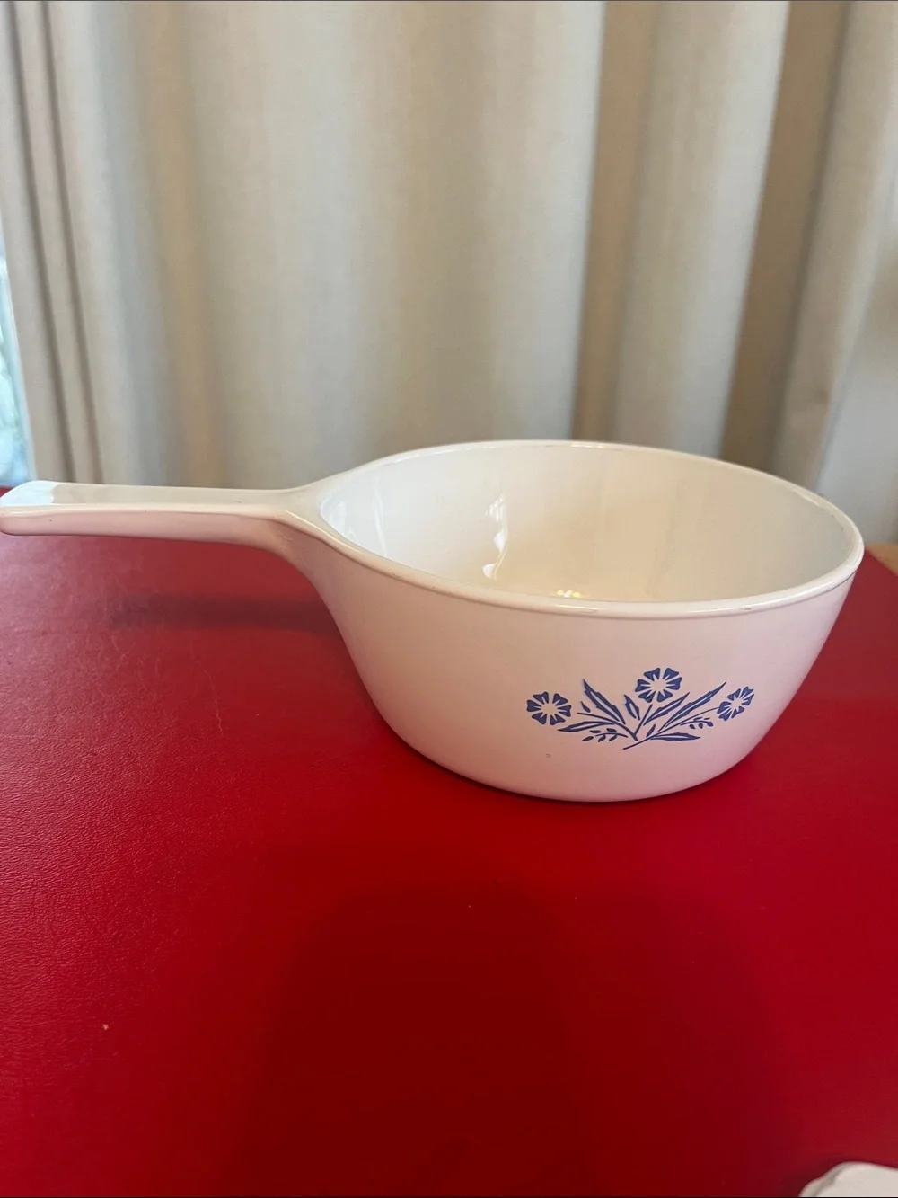 Vintage Corning Ware Cornflower Blue 1 1/2 Pint Menu-ette Sauce Pan P-82-B